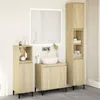 Image de vidaXL Ensemble de meubles de salle de bain 3 pcs chêne sonoma3282655