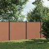 Image de vidaXL vidaXL Panneau de clôture marron 353x186 cm WPC