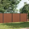 Image de vidaXL vidaXL Panneau de clôture marron 526x186 cm WPC