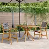 Image de vidaXL Ensemble à manger de jardin 3 pcs Bois d'acacia solide