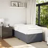 Image de vidaXL Cadre de lit sans matelas gris foncé 90x200 cm velours