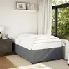 Image de vidaXL Cadre de lit gris foncé 120x190 cm velours