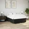 Image de vidaXL Cadre de lit sans matelas noir 160x200 cm tissu