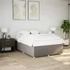 Image de vidaXL Cadre de lit sans matelas taupe 160x200 cm tissu