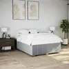 Image de vidaXL Cadre de lit sans matelas gris clair 160x200 cm tissu