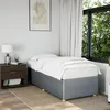 Image de vidaXL Cadre de lit sans matelas gris clair 90x200 cm tissu