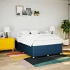 Image de vidaXL Cadre de lit sans matelas bleu 140x190 cm tissu