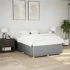 Image de vidaXL Cadre de lit sans matelas gris clair 160x200 cm tissu
