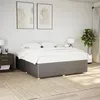 Image de vidaXL Cadre de lit sans matelas taupe 180x200 cm tissu