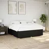 Image de vidaXL Cadre de lit sans matelas noir 200x200 cm tissu