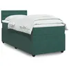 Image de vidaXL Sommier à lattes de lit avec matelas Vert foncé 90x190 cm