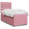 Image de vidaXL Sommier à lattes de lit et matelas Rose 80x200 cm Velours