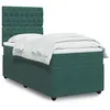 Image de vidaXL Sommier à lattes de lit avec matelas Vert foncé 100x200 cm