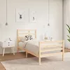 Image de vidaXL Sommier Ã  lattes de lit avec matelas Taupe 180x200 cm Tissu