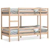 Image de vidaXL Lit superposÃ© 90x190 cm Bois de pin massif