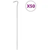 Image de vidaXL Piquets de tente 50 pcs 30 cm Ø7 mm acier galvanisé4009326