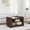 Image de vidaXL Table basse chêne marron 80x50x50 cm Bois d'ingénierie848345