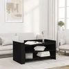 Image de vidaXL Table basse noir 100x50x50 cm bois d'ingénierie848347
