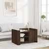 Image de vidaXL Vidaxl Table Basse Chêne Marron 80x50x50 Cm Bois D'ingénierie