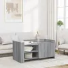 Image de vidaXL Table basse sonoma gris 100x50x50 cm bois d'ingÃ©nierie