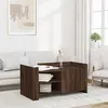 Image de vidaXL Table basse chêne marron 100x50x50 cm bois d'ingénierie848366