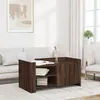 Image de vidaXL Table basse chÃªne marron 100x50x50 cm bois d'ingÃ©nierie