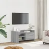 Image de vidaXL Meuble TV sonoma gris 80x35x40 cm bois d'ingénierie848372