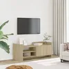 Image de vidaXL Meuble TV ChÃªne sonoma 100x35x40 cm Bois d'ingÃ©nierie