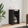 Image de vidaXL Buffet noir 45x35x75 cm bois dÂ¿ingÃ©nierie