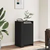 Image de vidaXL Buffet noir 45x35x75 cm bois d’ingénierie848396