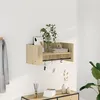 Image de Vidaxl ÃtagÃ¨re Murale ChÃªne Sonoma 70,5x35x30,5 Cm Bois D'ingÃ©nierie