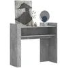 Image de vidaXL Vidaxl Table Console Gris Béton 100x35x90 Cm Bois D'ingénierie