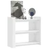 Image de vidaXL Table console blanc 100x35x90 cm bois d ingénierie848472