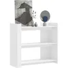 Image de vidaXL vidaXL Table console blanc 100x35x90 cm bois d'ingénierie