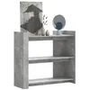 Image de vidaXL Table console gris béton 100x35x90 cm bois d'ingénierie848475