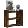 Image de vidaXL Table console chêne fumé 100x35x90 cm bois d'ingénierie848476
