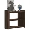 Image de vidaXL Vidaxl Table Console Chêne Marron 100x35x90 Cm Bois D'ingénierie