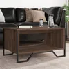 Image de vidaXL Vidaxl Table Basse Chêne Marron 75x51x40 Cm Bois D'ingénierie
