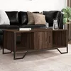 Image de vidaXL Table basse chÃªne marron 100x51x40 cm bois d'ingÃ©nierie