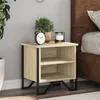 Image de vidaXL Tables de chevet 2pcs chÃªne sonoma 40x30x40cm bois d'ingÃ©nierie