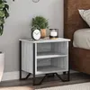 Image de vidaXL Tables de chevet 2 pcs sonoma gris 40x30x40cm bois d'ingénierie848501