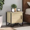 Image de vidaXL Tables de chevet 2 pcs Chêne sonoma 40 x 30 x 40 cm Aggloméré848517