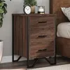 Image de vidaXL Table de chevet chêne marron 40x41x60 cm bois d'ingénierie848528