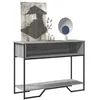 Image de vidaXL Table console sonoma gris 100x35x74,5 cm bois d'ingÃ©nierie