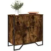 Image de vidaXL Buffet chêne fumé 78x35,5x74,5 cm bois d'ingénierie848541