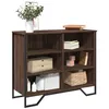 Image de vidaXL Buffet chêne marron 91x35,5x74,5 cm bois d'ingénierie