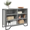Image de vidaXL Buffet sonoma gris 101x35,5x74,5 cm bois d'ingÃ©nierie