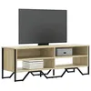 Image de vidaXL Meuble TV chÃªne sonoma 122x34x41 cm bois d'ingÃ©nierie