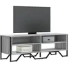 Image de vidaXL Meuble TV sonoma gris 122x34x41 cm bois d'ingÃ©nierie
