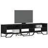 Image de vidaXL Meuble TV noir 180x34x41 cm bois d'ingénierie848574